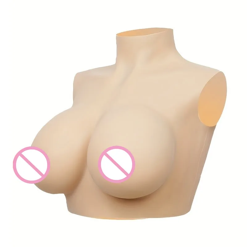 C-G Cup/High-neck Silicone Breast Forms, Realistic Breast Shape | Realistic Feel | Lightweight And Comfortable for Extended Wear