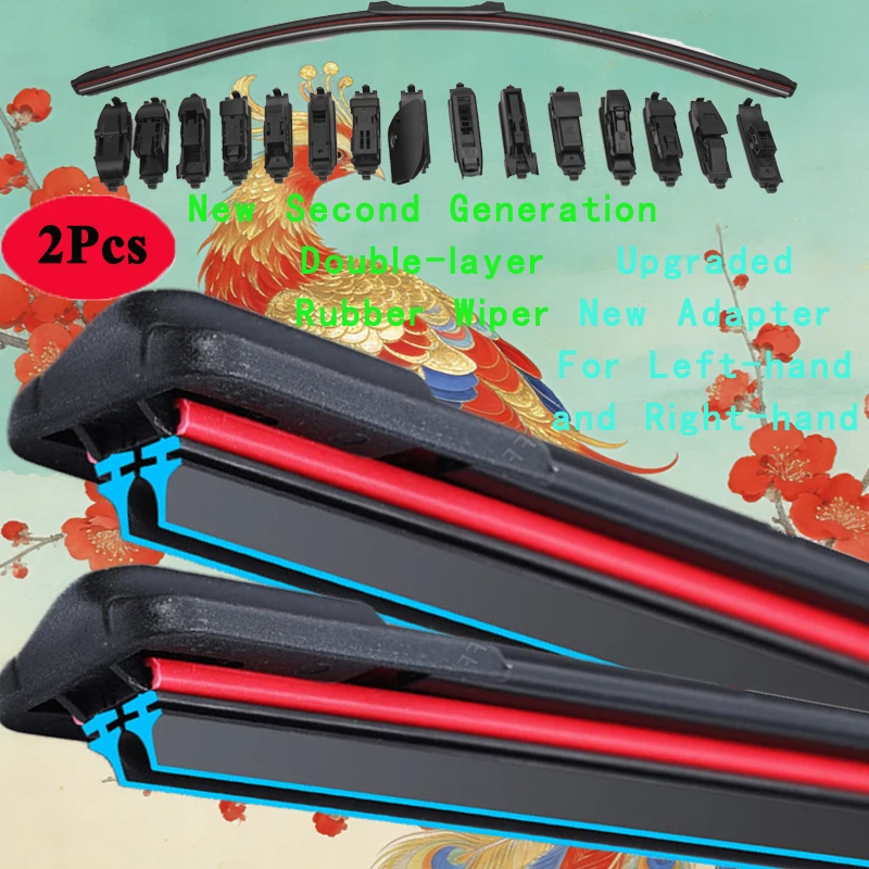 

For Lincoln MKS 2008-2016 Car Windshield Wiper Blade Front Windscreen Brushes Washer Accessories Cleaning Replacement Parts