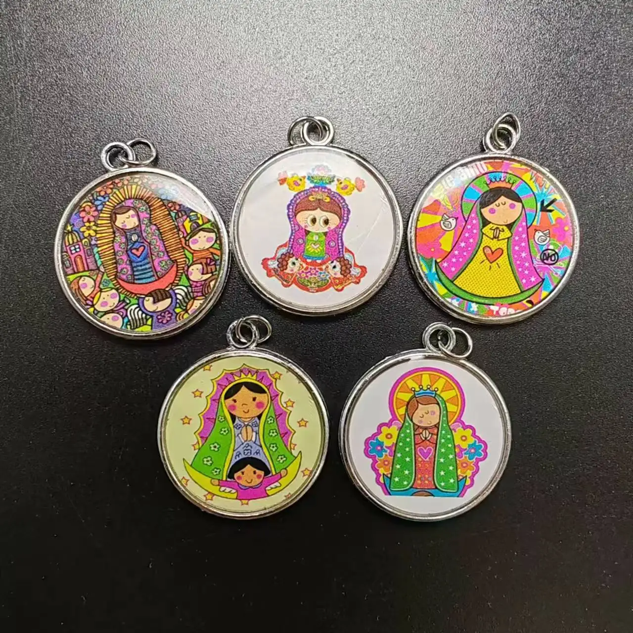 free ship 25pcs/pack baby virgin of Guadalupe model, charm pendant,alloy pendant, religous pendant special offer