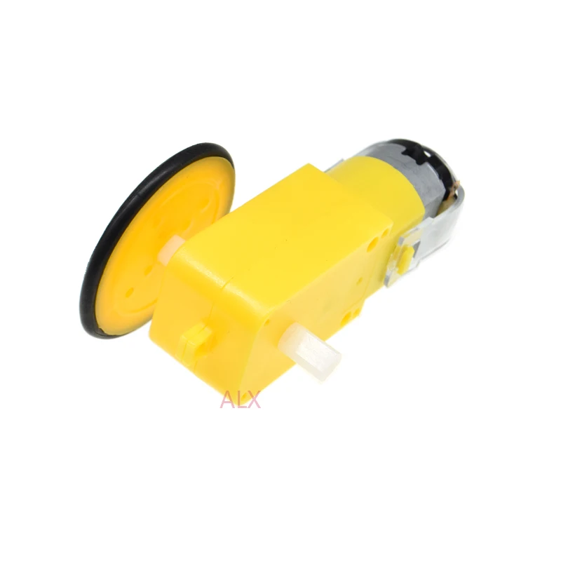 1sets TT Motor 130 With The Mini Wheel Smart Car Robot Gear Motor For Arduino DC3V-6C DC Slow Down Gear Motor + 410 Wheel