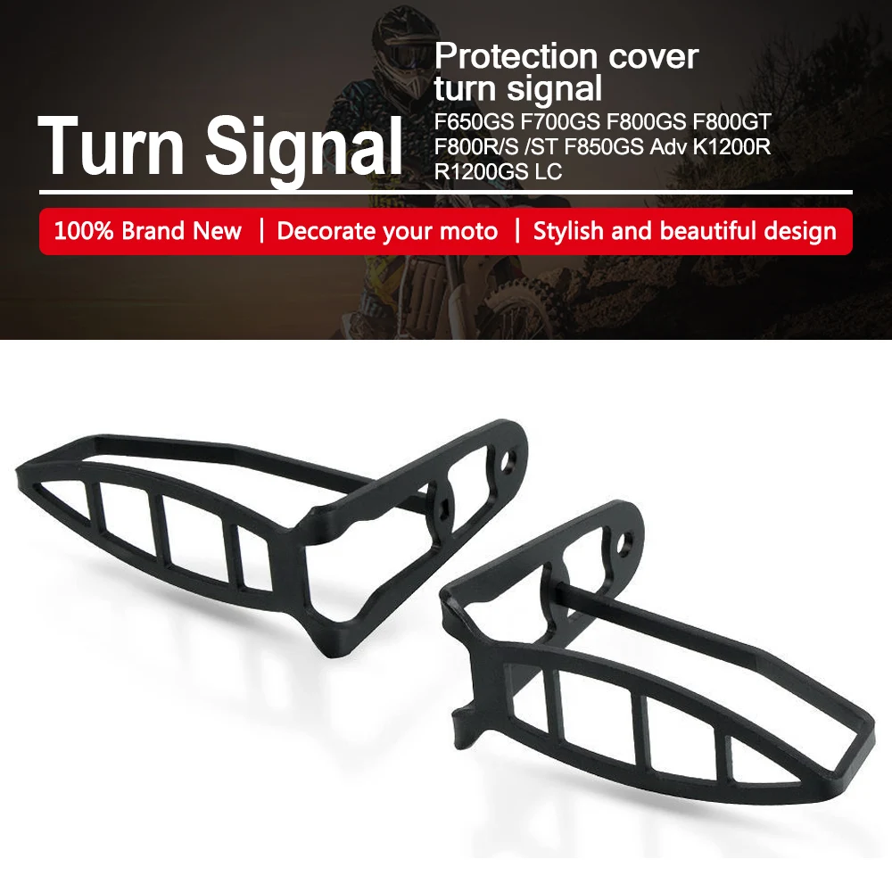 

Motorcycles Rear Turn signal protection cover For BMW F 650 GS F700GS F800GS F800GT F800R S ST F850GS Adv K1200R R1200GS LC Part