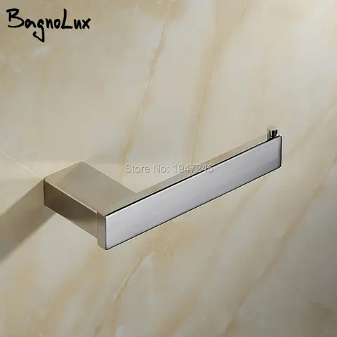 Soporte de papel higiénico pulido para baño, montaje en pared de acero inoxidable SUS 304, espejo cromado