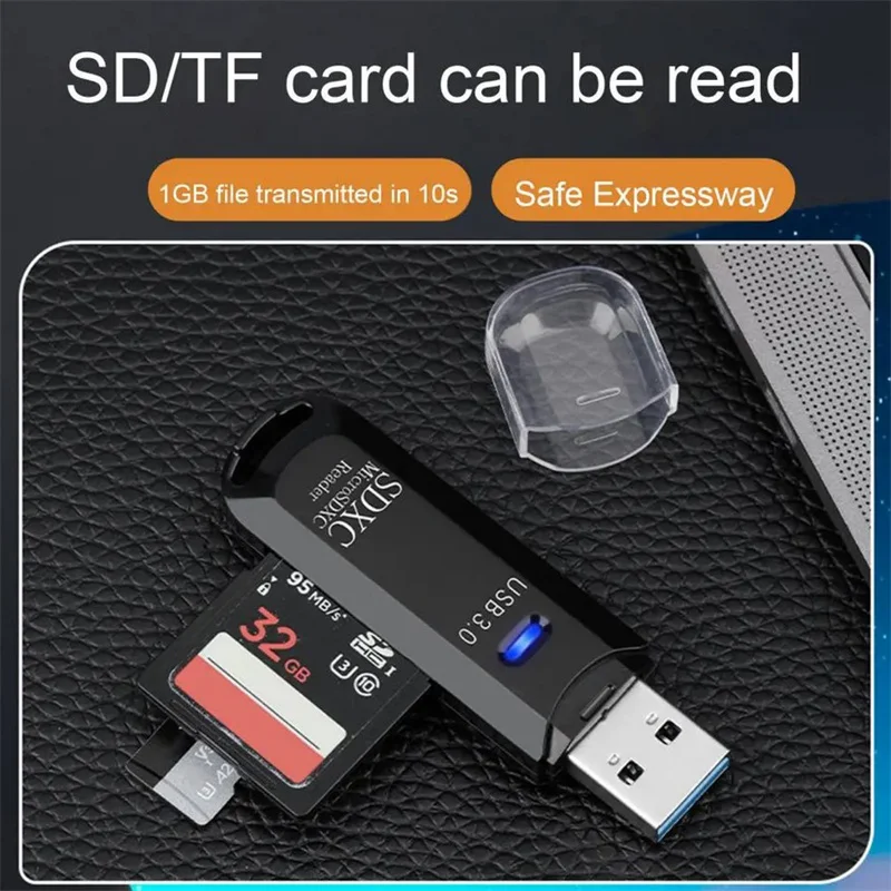 Convenient TF Card Reader Widely Compatible USB3.0 Card Reader High Speed Data Transmission
