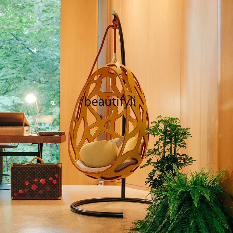 

LHY26 ssHigh-end light luxury special-shaped FRP creative villa hanging swing hanging chair