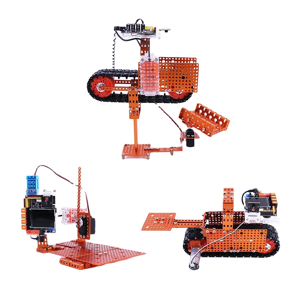 مجموعة روبوت مصنع الذكاء الاصطناعي لتعليم الذكاء الاصطناعي مجموعة روبوتية تعتمد على مشروع ELF AIOT K210 أداة تعلم صناعة برمجة الروبوتات