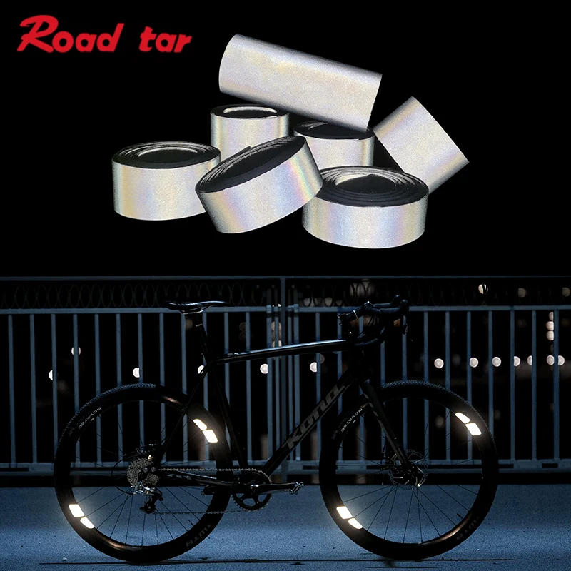 Roadstar High Silver Car Reflective Sticker Self-Adhesive Reflector for Car Bike Motorcycle Accessories Car Decals Decoration