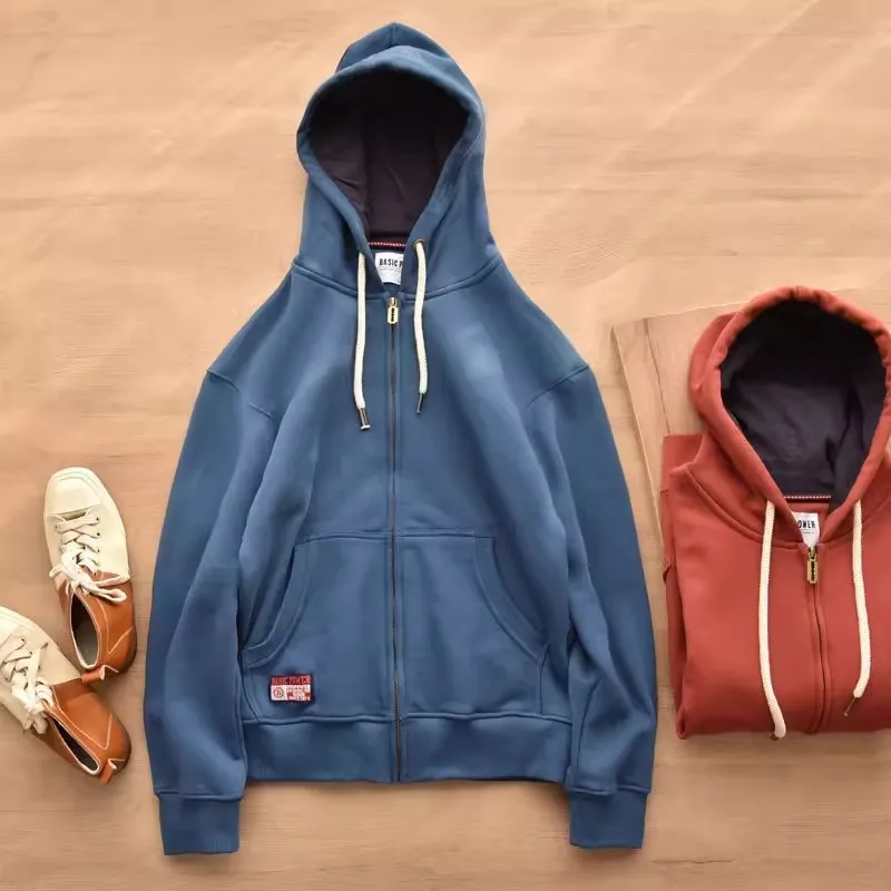 

Large Size Hoodie Sweatirt Men's Casual Spor Loose Outerwear Couple Matching Slimming Effect Autumn Winter Streetwear