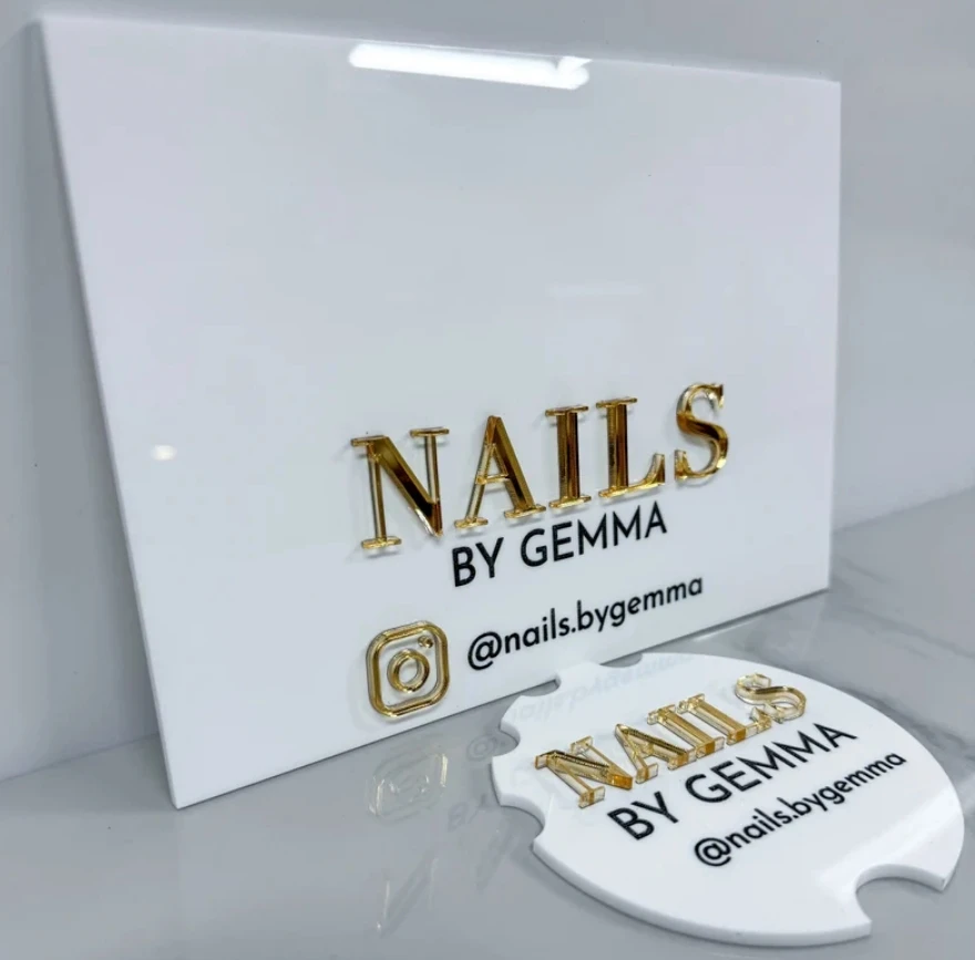 Nail artist gift,nail board, nail pictures,nail background, salon decor, beauty room,business logo,social media picture prop