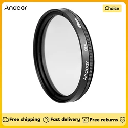 Andoer 49Mm/52Mm/58Mm Digitale Slanke Cpl Circulaire Polarisator Polariserende Glasfilter Voor Canon Nikon Sony Dslr Cameralens