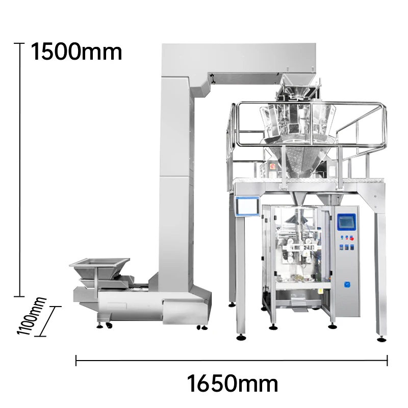 For Automatic Granular Powder Bagged Tea Packaging Machine Tea Seasoning Feed Cat and Dog Food Screw Coarse