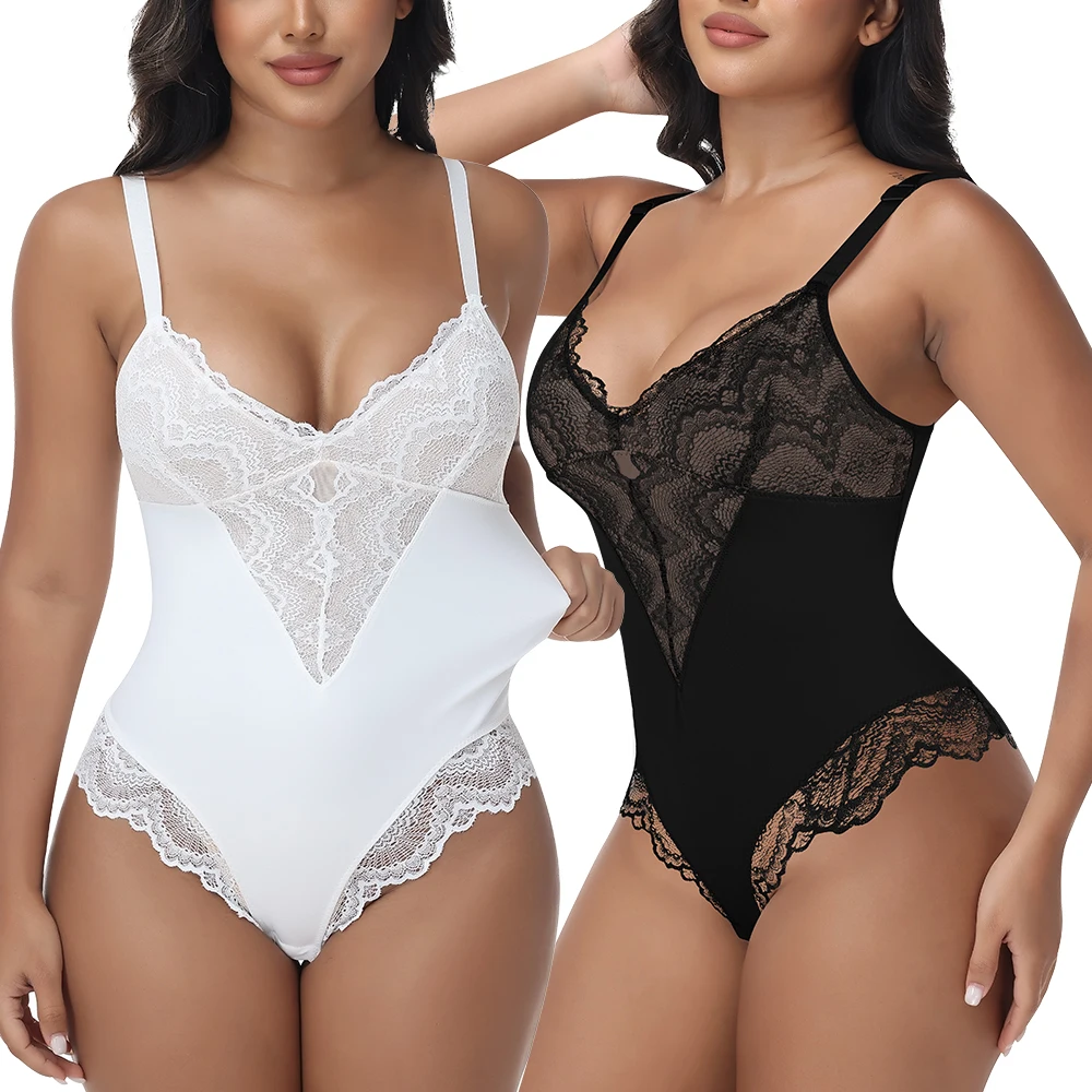 

Lace briefs Bodysuit Sexy Shapewear Women New Full Body Shaper Waist Slim Tummy Control Underwear Flat Belly Underbust Corset