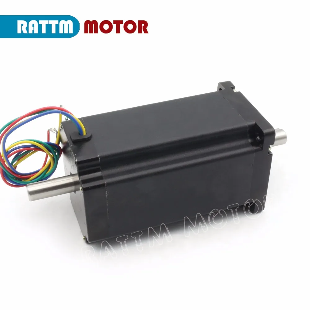 NEMA34 ステッピングモーター 98 ミリメートル 34HS9801/116 ミリメートル 34HS4802 34HS4802B/154 ミリメートル 34HS5802B シングル/デュアルシャフト CNC ルータマシン