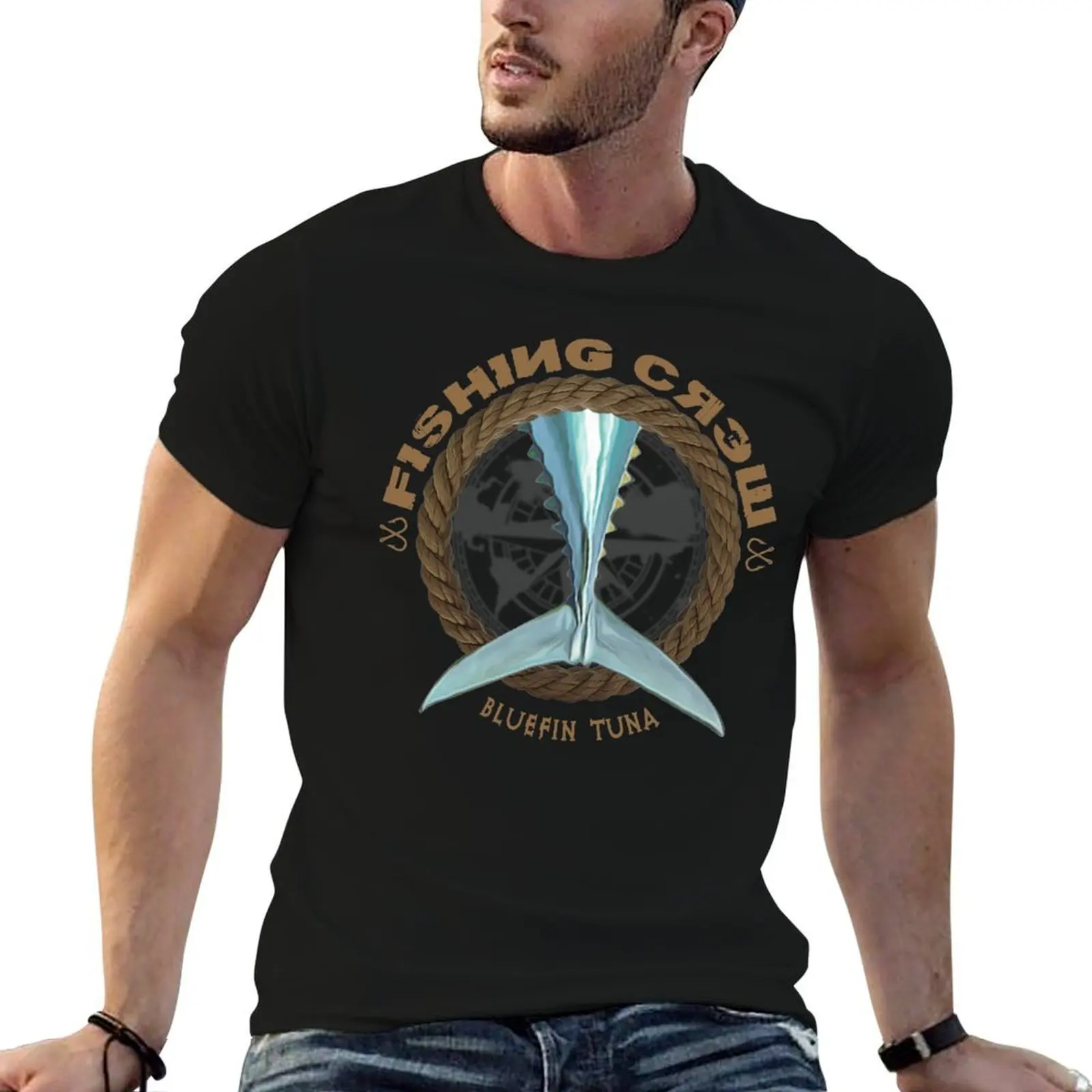 

Fishing Crew T-Shirt essential t shirt t shirt man designer T-Shirt