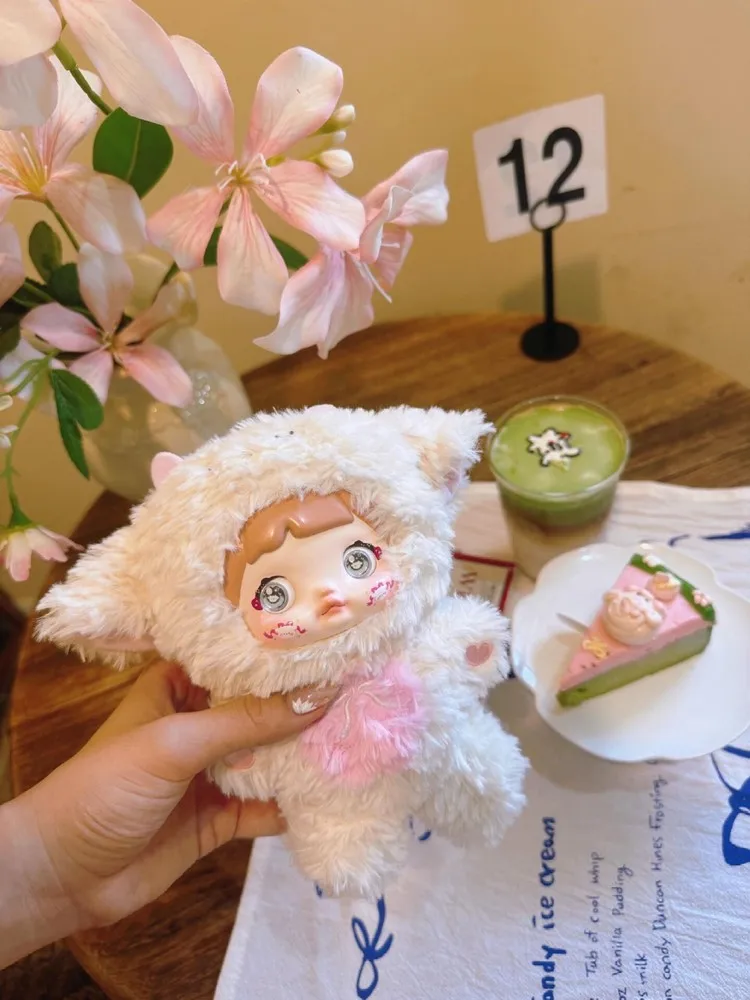 Authentic Nuomi Nuomi Cute Non closing Plush Blind Box Toy Collection Doll Handmade Accessories Gift Vinyl Doll