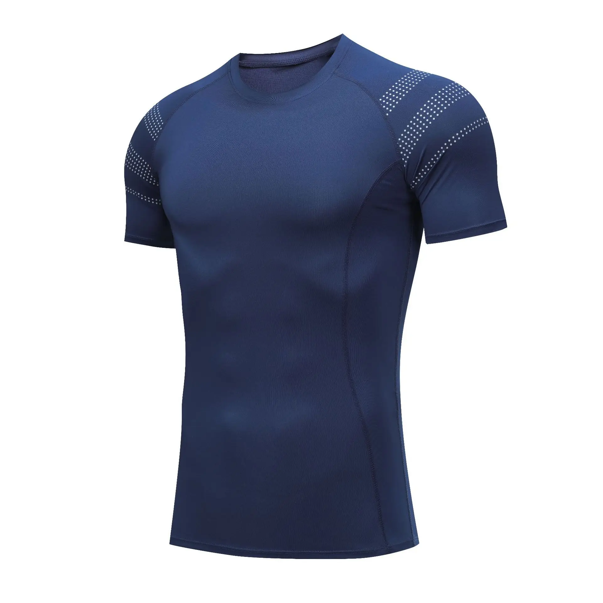 Sports T Shirt Men Gyms Short Sleeve Fitness T-shirt Male Quick Dry Workout Outdoor Tight Tees Tops