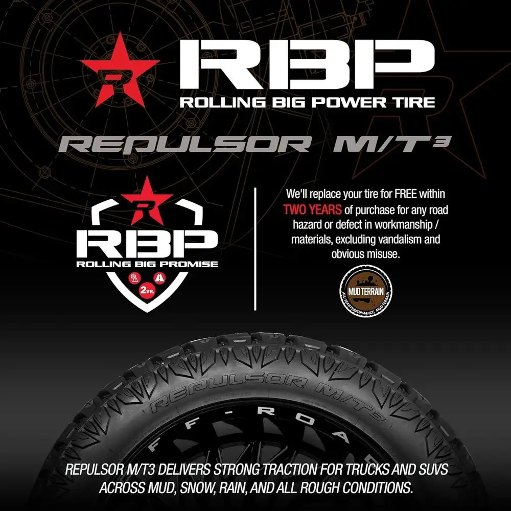 Ripulsore RBP M/T 3 33X12.50R20 F/12PLY (1 Pneumatici)