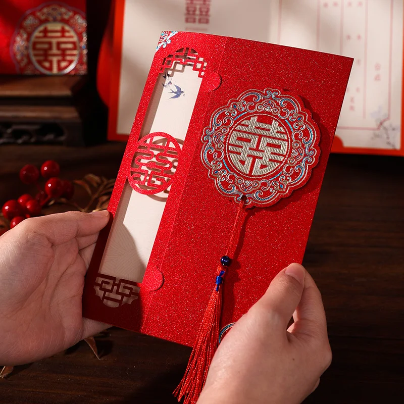 Customized.2025 Model Wedding Invitations and Announcements Wedding Invitation Advanced Hollow Invitation Card Marriage In