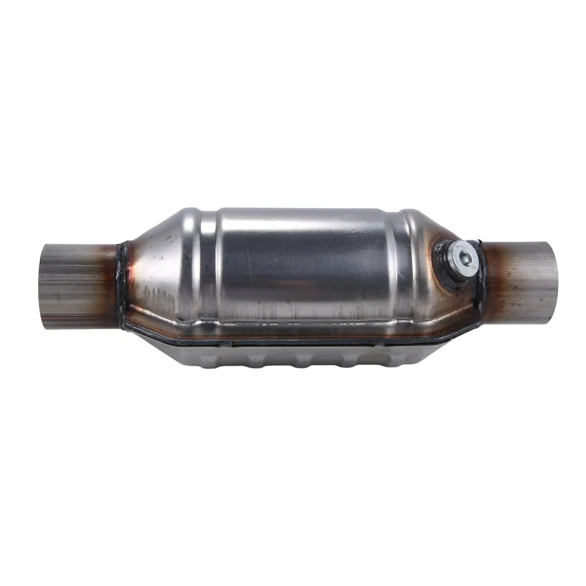 Universal Catalytic Converter 2.25 Inch 400 Cells High Flow Muffler Catalytic Converter Euro 1 Round Stainless Steel