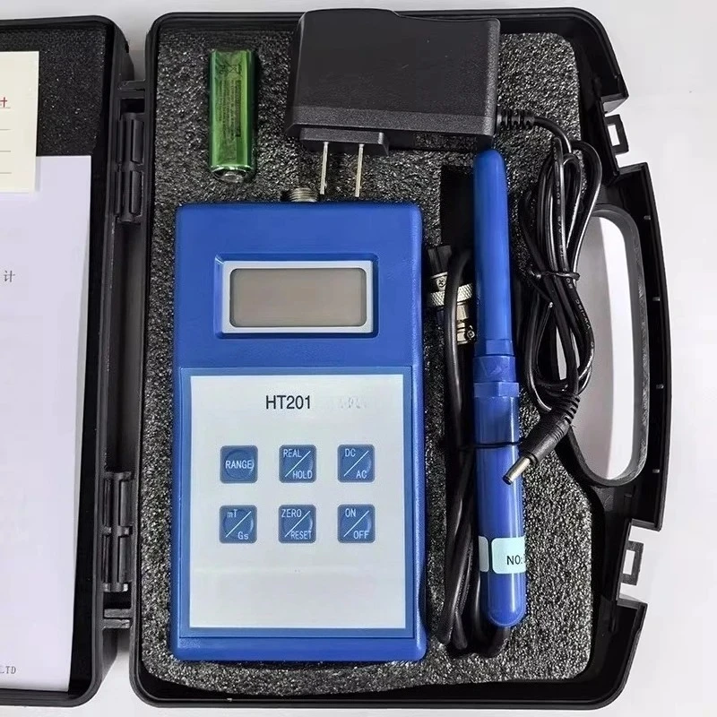 HT201 High Precision Digital Gaussian Meter Surface Magnetic Field Tester