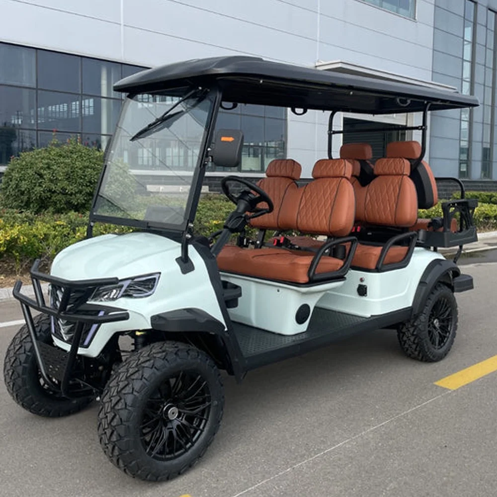 2024 Customized Off-Road 72V Lithium Battery Electric Golf Buggy 4 Wheel Electric Golf Car Electric Golf Cart 6-Seater