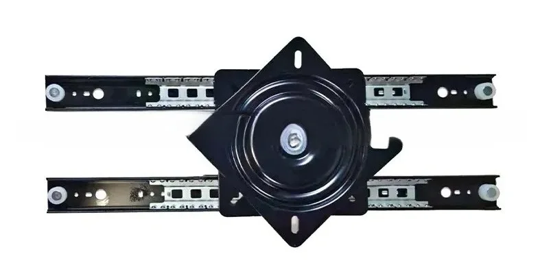 

Top rail system Rotary mechanism Pull-out expandable countertop attachment slide table for kitchen island extension