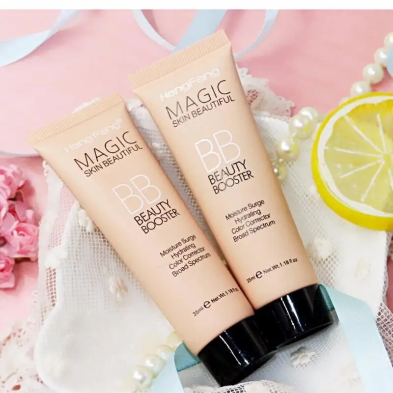 BB Cream Full Cover Face Base Liquid Foundation Makeup Waterproof Long Lasting Facial Concealer Whitening Cream Korean Make Up