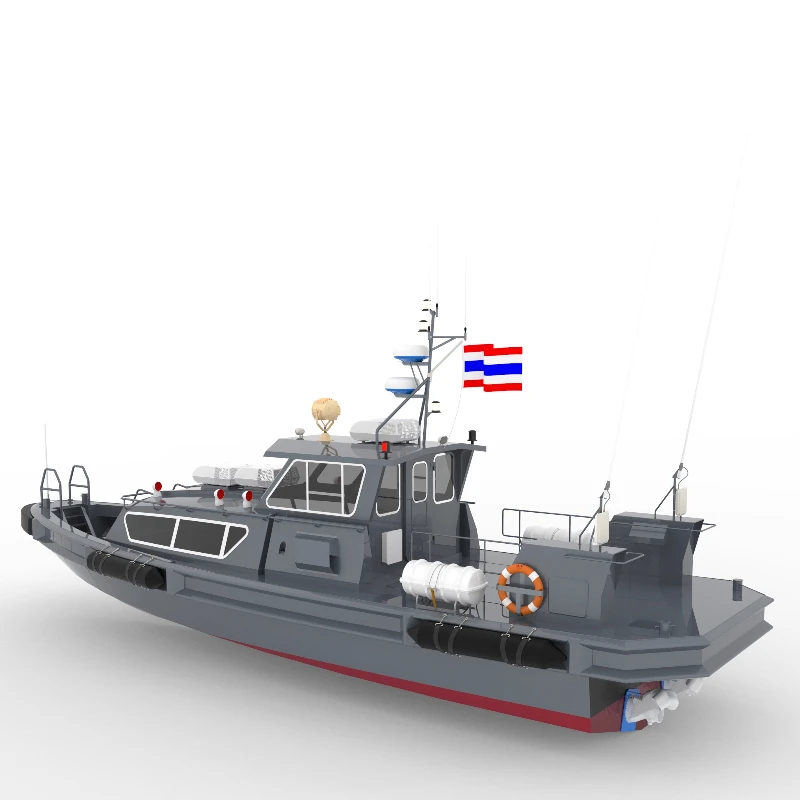88cm Damen 1605 Hard Shell Patrol Boat KIT Version Basswood Cutting DIY Assembly Boat Model Universal Adult Ship Model Toy