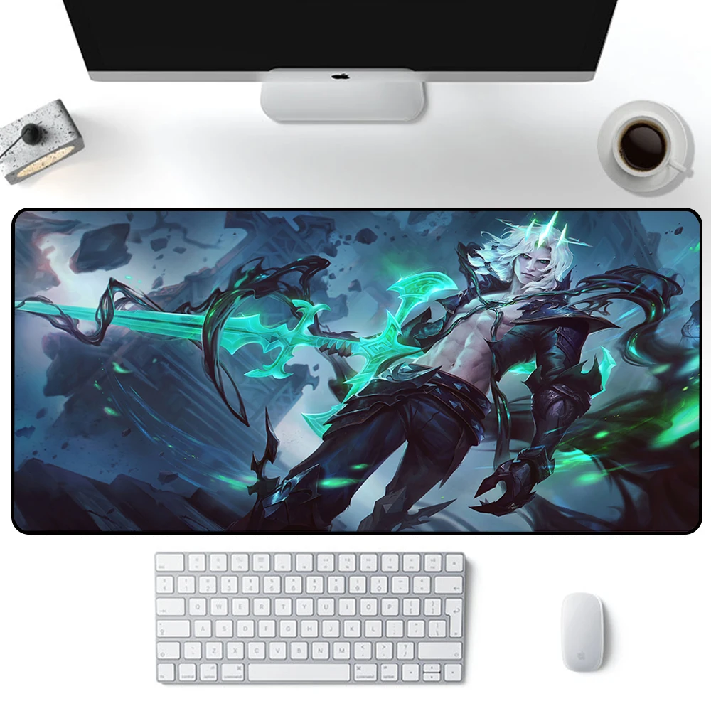 League of Legends Viego Mouse Pad Large Gaming Mousepad PC Gamer Computer Office Mouse Mat Keyboard Mat Desk Pad Laptop Mausepad