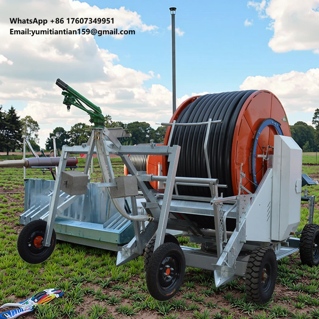 

Smart IoT-Enabled Hose Reel Irrigation Sprinkler with Pump & Motor and Mobile App Control for Modern Agricultural Management