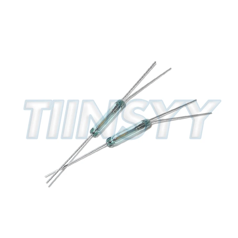10PCS Reed Switch 3Pin Magnetic Switch 2.5*14mm Normally Open Normally Closed Conversion 2.5X14MM NO NC Conversion for Sensors