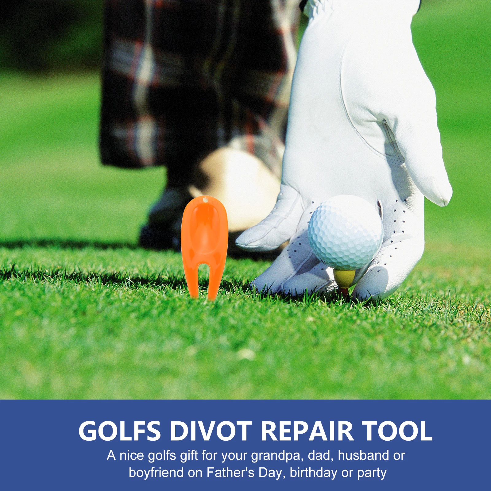 

20Pcs Golf Divot Forks Plastic 5White 5Yellow 5Blue 5Orange Repair Tools Portable Golfs Lawn Turf Mini Course Supplies