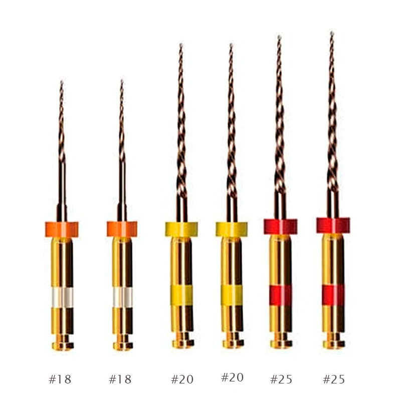 

5 шт./30 шт. Стоматологические эндодонтические файлы M-Pro NiTi, роторные, 18 размеров # 20 # 25 # Инструмент для подготовки корневых каналов 25 мм для использования с двигателем
