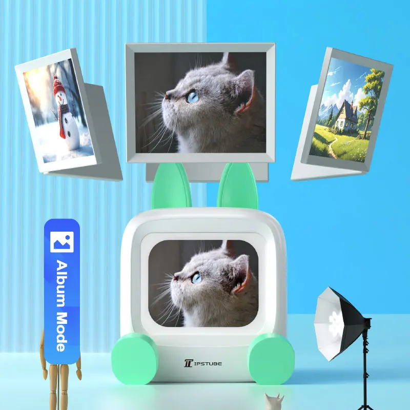 MILI-TV بكسل الفن سمّاعات بلوتوث لتقوم بها بنفسك LED لوحة GIF APP التحكم واي فاي ساعة لاسلكية إطار رقمي لطيف هدية ديكور للطاولات #5