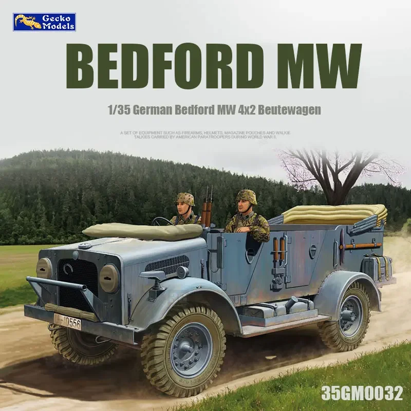 Gecko model Assembly Model Kit 35GM0032 Bedford, Germany 4*2 Wheeled Vehicle 1/35