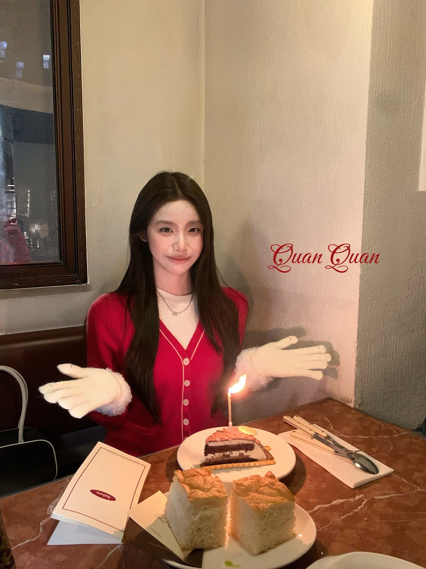 

Red V-Ne ort Sweater Coat Retro Casual Versatile Slim Fit Micro Elastici Winter Faion Women's Knittedwear Casual Comm...