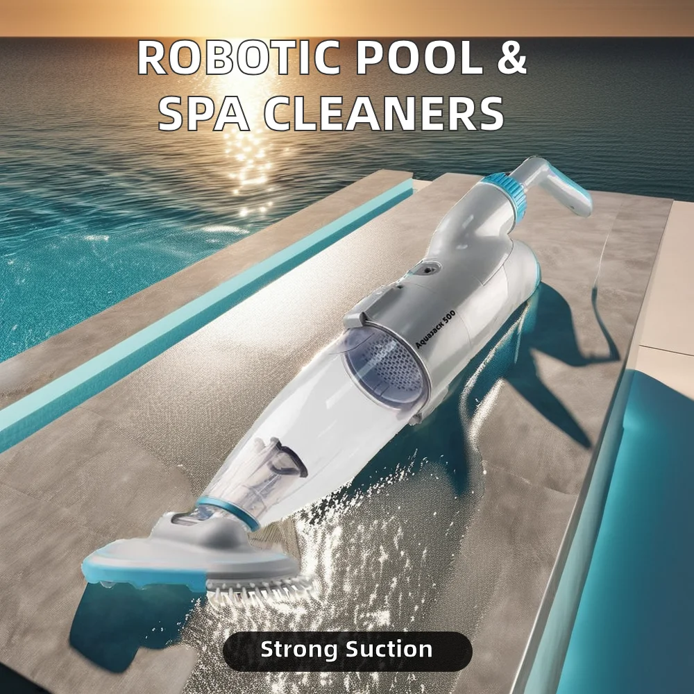 Automatic Aquajack  500 Robotic Pool Cleaners With Lithium Battery and Cartridge Filter