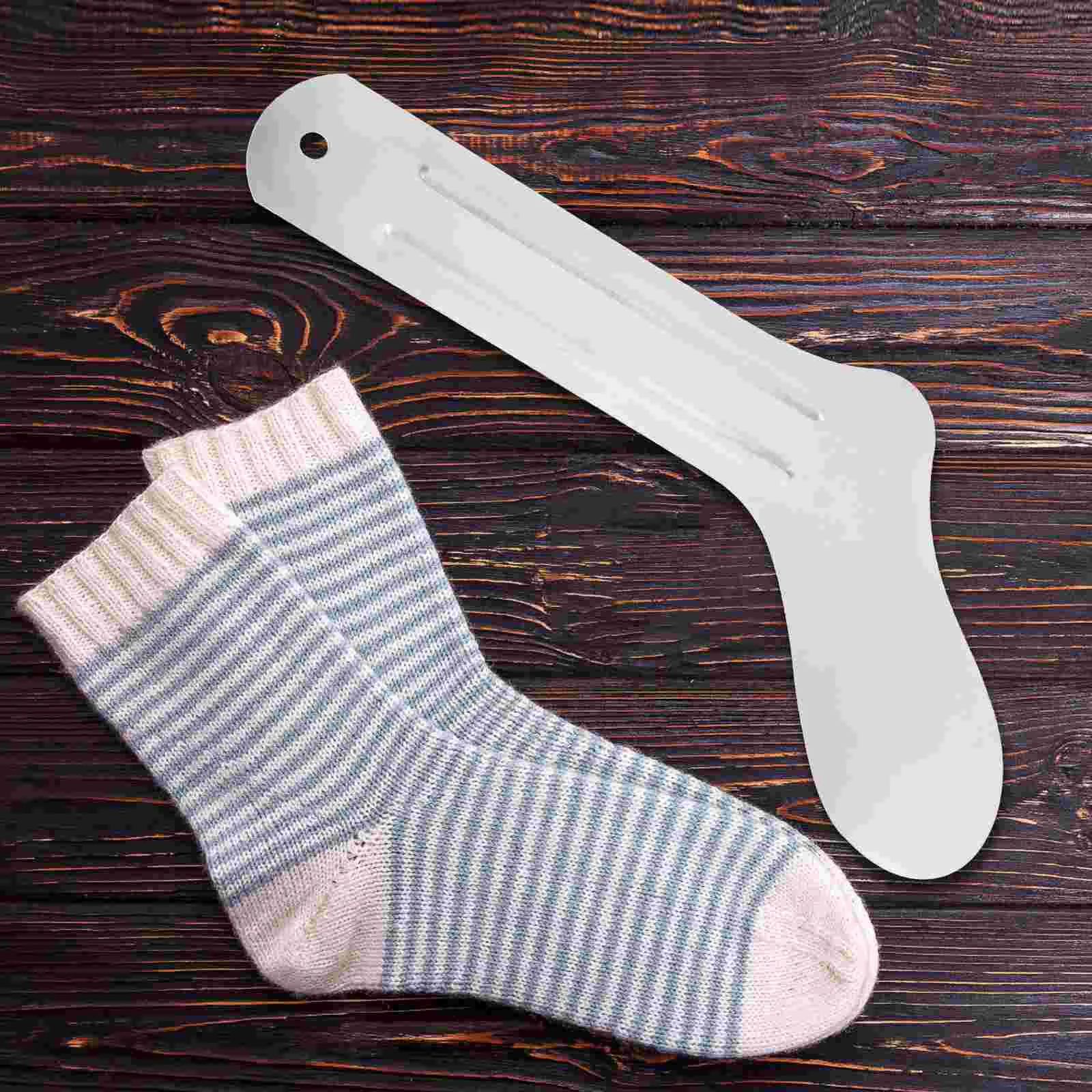 2 Pcs Aluminum Women's Socks Shaping Board Miss Heated Jig Support Holder Straight Tool Sublimation