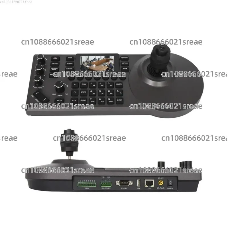 4D عصا التحكم لوحة المفاتيح NDI POE PTZ تحكم 3 ''شاشة LCD في الوقت الحقيقي معاينة كاميرا متحركة عصا التحكم تحكم 255 الإعدادات المسبقة #2