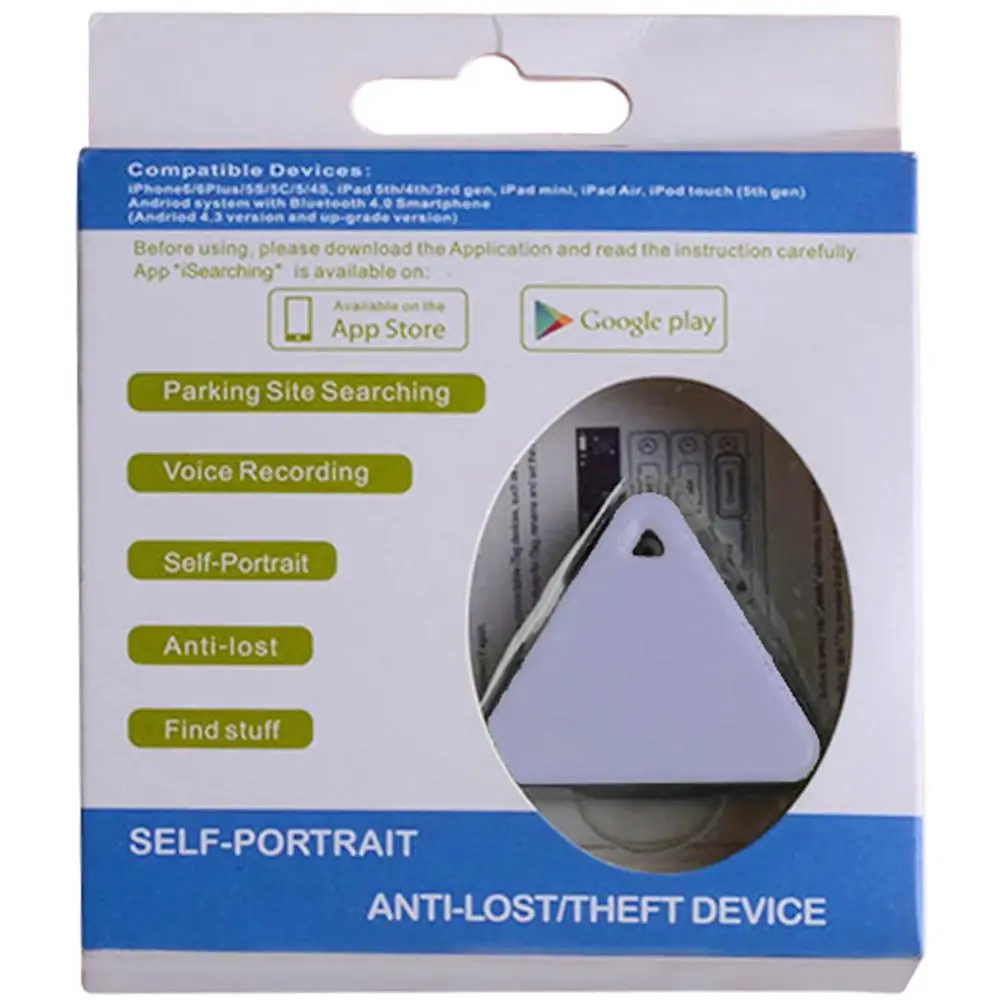 Localizzatore GPS portatile dispositivo Anti-smarrimento cercatore Tracker triangolo Anti-perso allarme telefono cellulare portachiavi Spot portachiavi