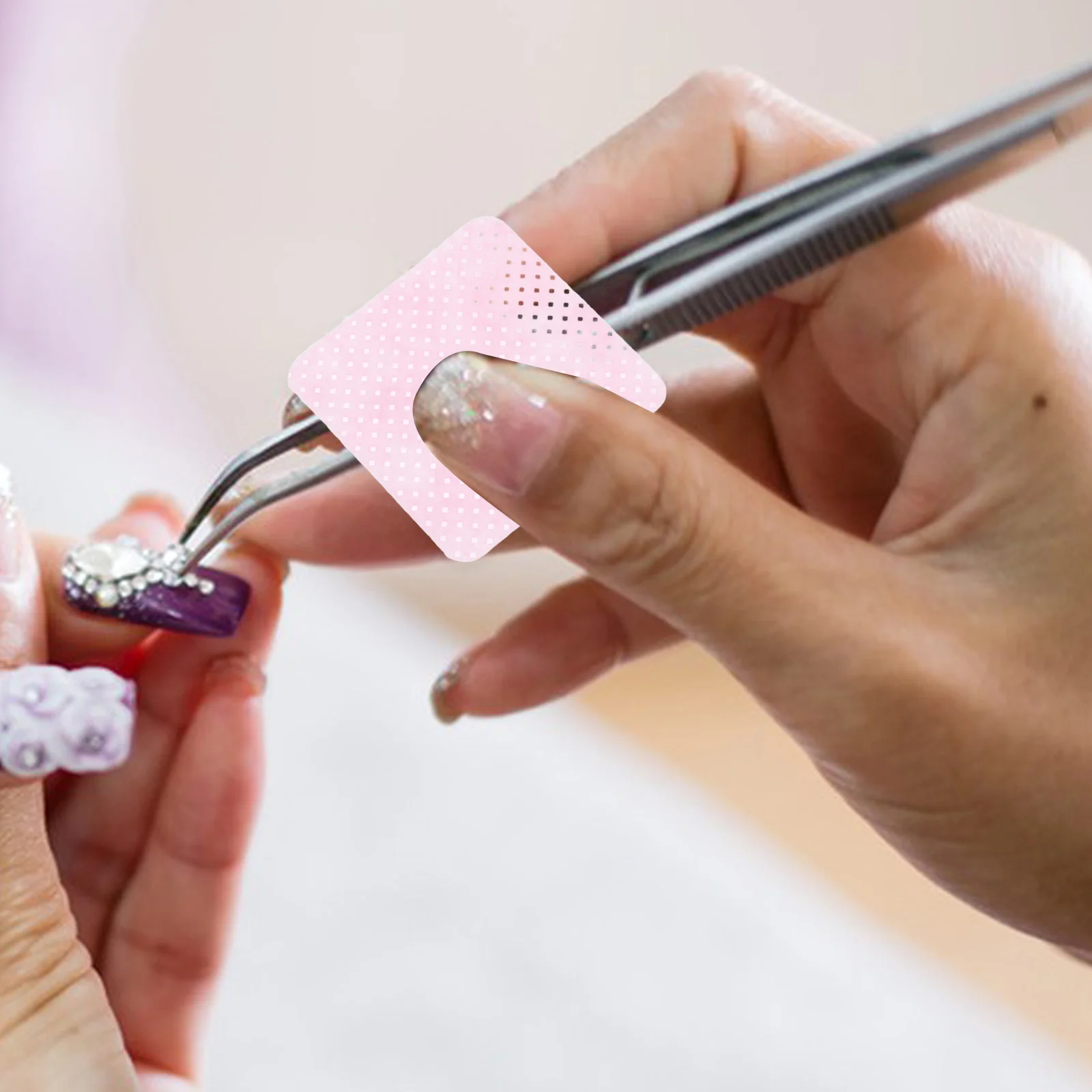 

Nail Wipes Cotton Pads Polish Remover for Acrylic Nails Fingernail Polish Remover Pink 2 Boxes Salon Home Use