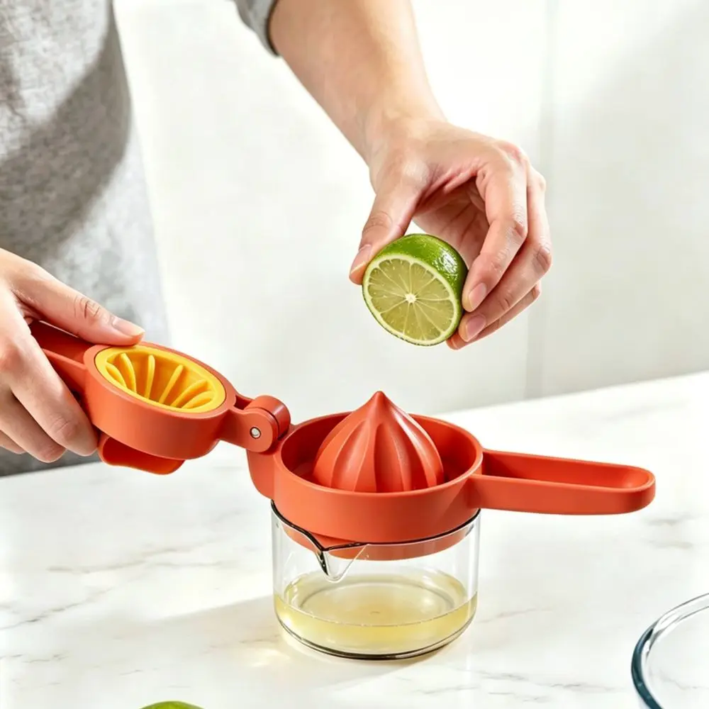 Kitchen Manual Citrus Press Juicer Hand Operated Fruit Squeezer Household Lemon Extractor Tool Compact Easy To Clean Gadget