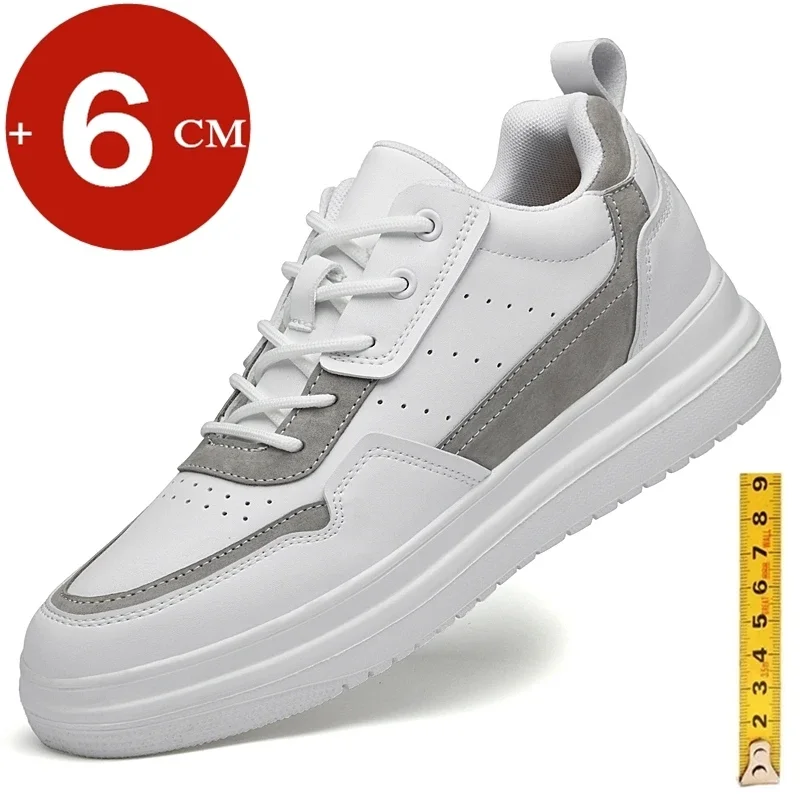 Buty podwyższające podnoszone męskie trampki codzienne buty podwyższające męskie modne buty podwyższające sportowe wkładki podwyższające buty o wysokości 6 cm