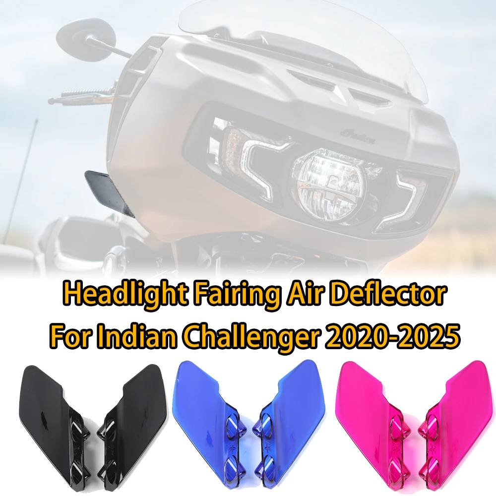 

Новый индийский Challenger 2020-2025 крышка лобового стекла и обтекатель фар | Комплект красочных воздушных дефлекторов из поликарбоната | Прочный