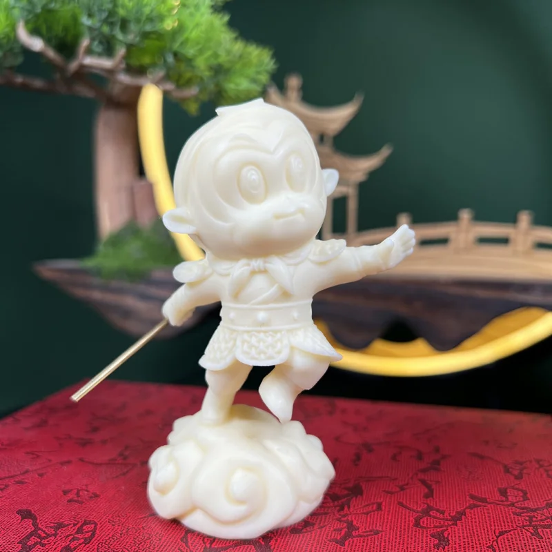 Ivory Nut Qi Tian Da Sheng Decoration Triumph over the Buddha Living Room Study Home Decorative Crafts Good-looking Sun Wukong