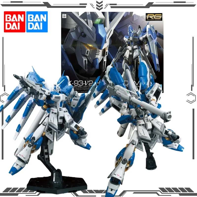 Bandai RG 1/144 RX-93-v2 Hi-ν Gundam E.F.S.F Londo Bell Unit Amuro Rays Newtype Mobile Suit Modellbausatz, Sammlerstück, Ornamente