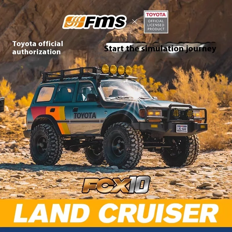 Fms Fcx10 1/10 New Lc80 Climbing Vehicle Fully Proportional Linkage Light Assembly Rc Remote Control Off Road Electric Vehicle