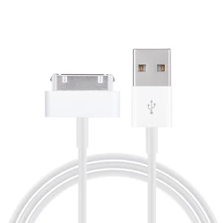 30 Pin USB Cable for iPhone 4S 4 3GS iPad 1 2 3 iPod Nano itouch Charger Cable Fast Charging Data Sync Adapter Cord