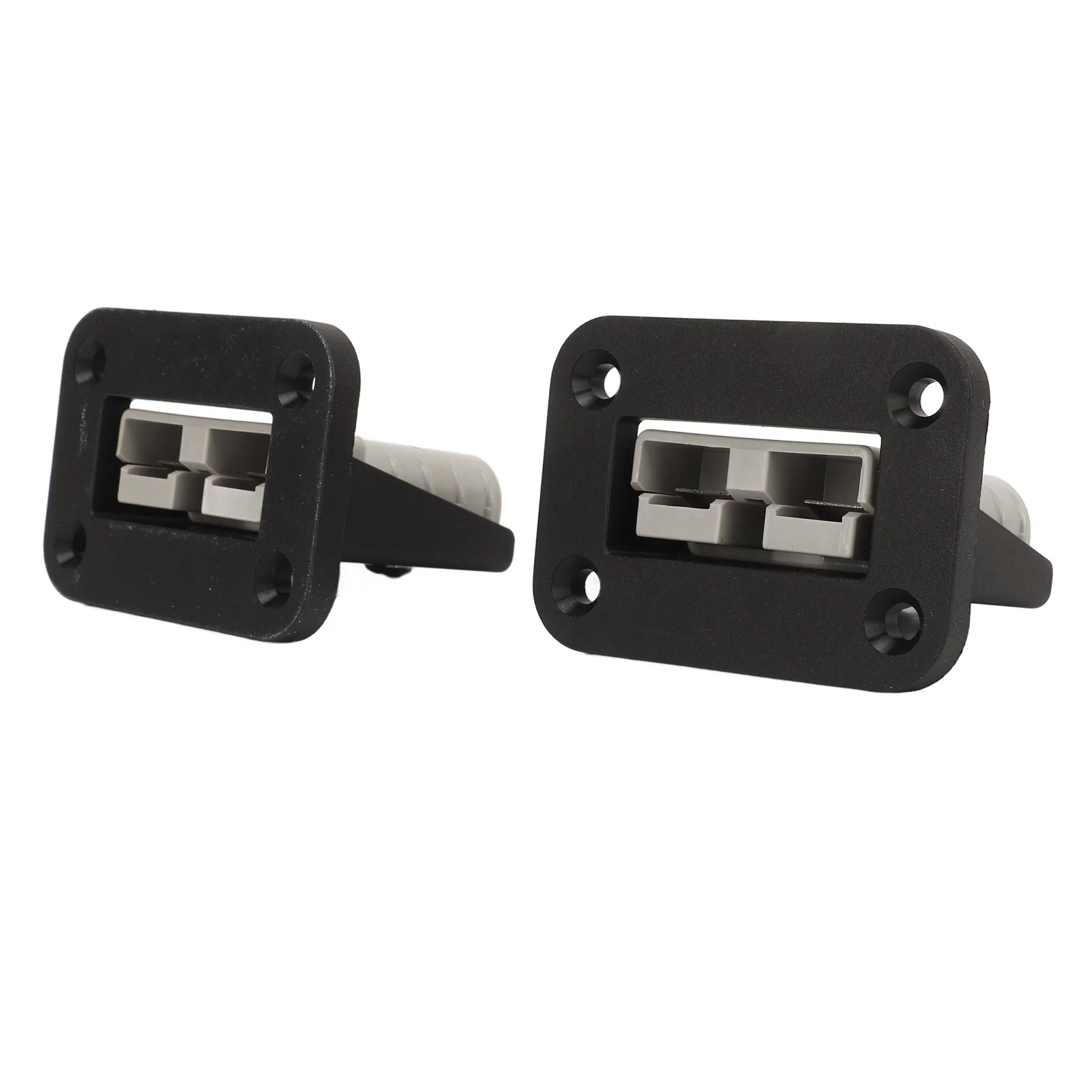 2pcs 50A Plug Mounting Panel Flame Retardant Embedded Connectors Flush Mount Recessed Plate for Anderson Power SB50 Series Conne