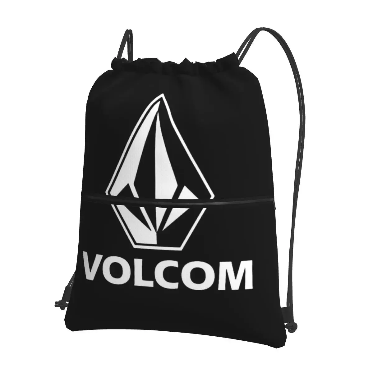 

Volcom Portable Backpacks Drawstring Bag Casual Drawstring Bundle Pocket Book Bags For School Students