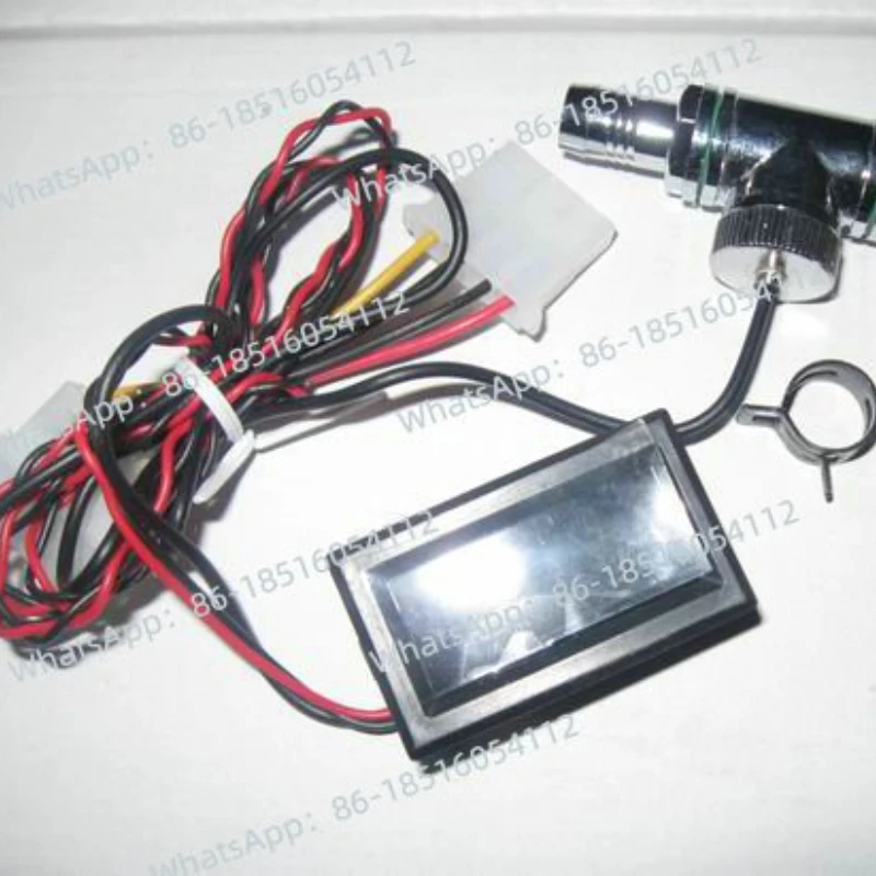 

A water-cooled thermometer measures your temperature.